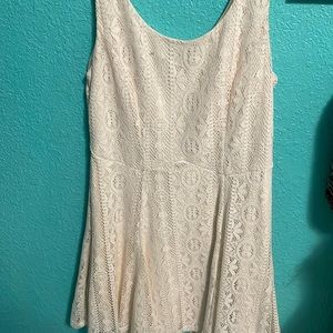 Off white mini dress. Medium